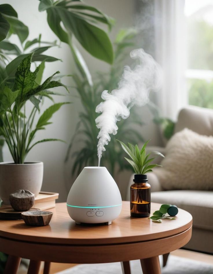 máy xông tinh dầu phòng ngủ mini